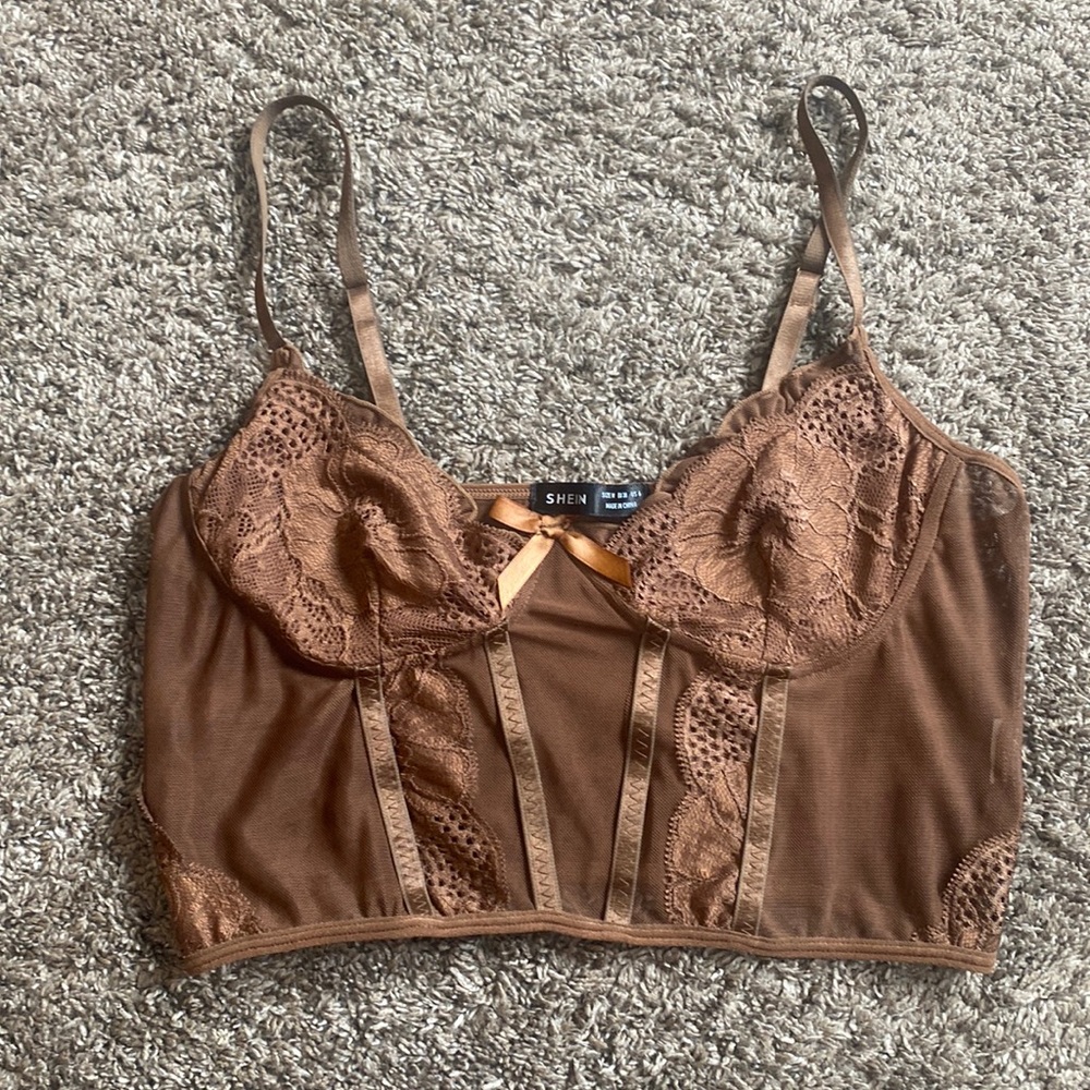 Sexy Solid Mesh Crop Top